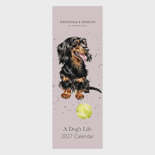 Wrendale Designs 'A Dog's Life' 2027 Slim Calendar
