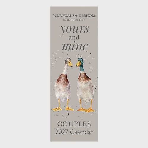 Wrendale 2027 Seinakalender Yours and Mine, Slim