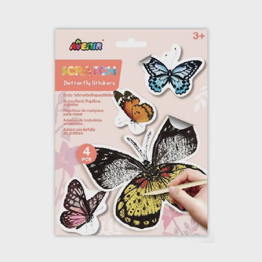 Avenir Scratch Stickers -  Butterfly
