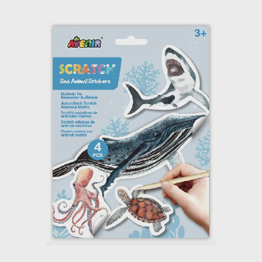 Avenir Scratch Stickers - Sea Animals
