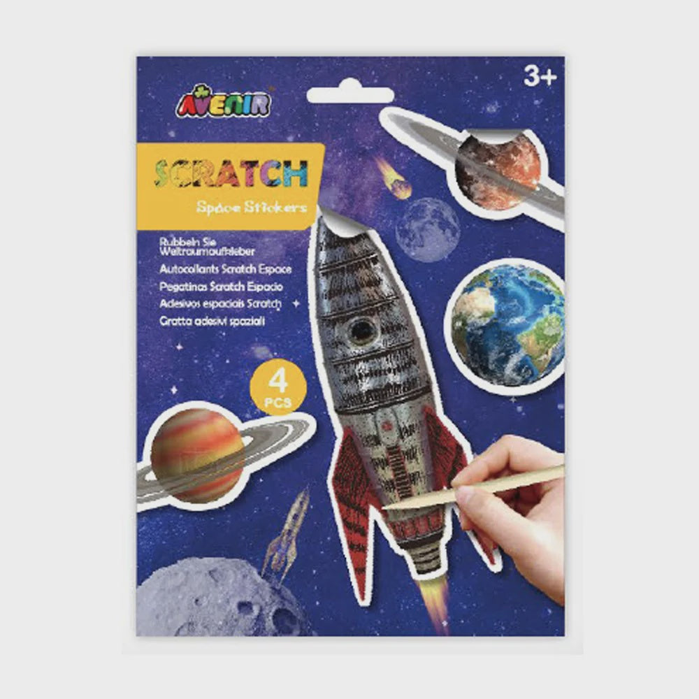 Avenir Scratch Stickers - Space