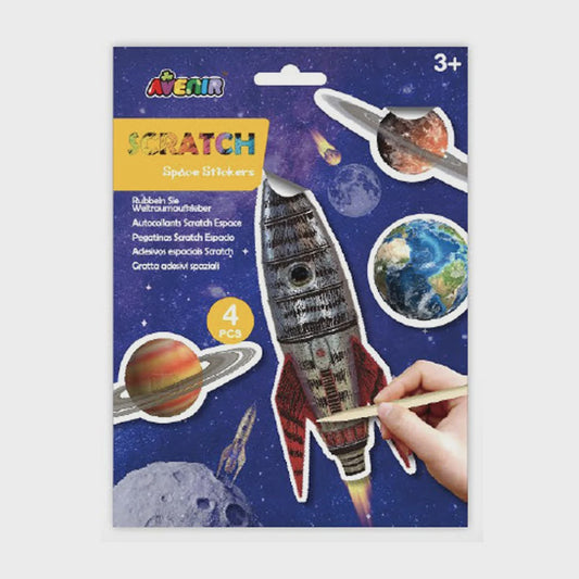 Avenir Scratch Stickers - Space