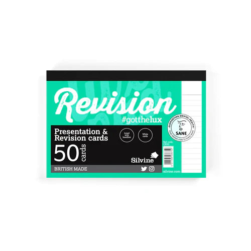 Revision Ruled Cards 6 X 4