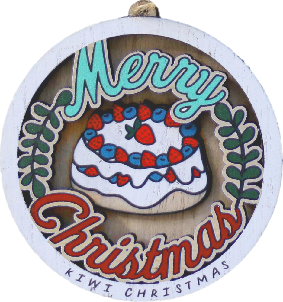 Christmas Decoration Wooden Cut Out  - Moana Rd