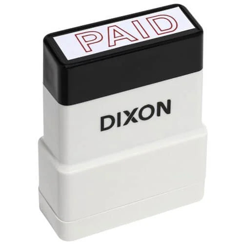 Stamp Dixon Paid Red