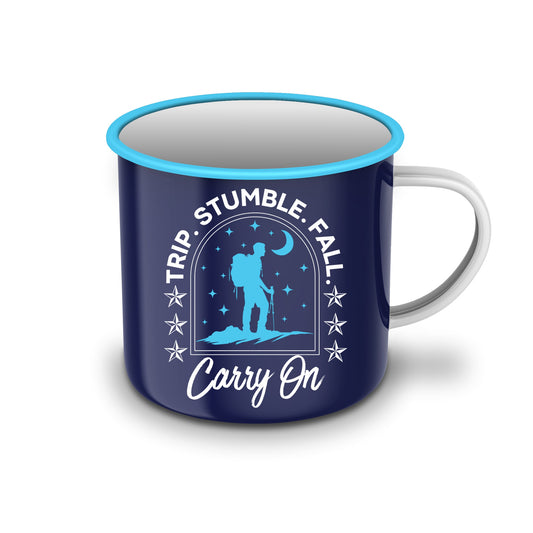 Krafftman - Enamel Mug -Trip Stumble Fall