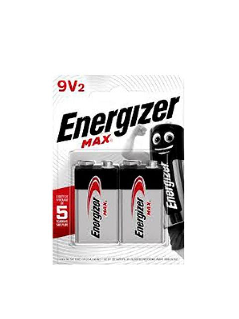 Energizer Max 9V Batteries - 2pk