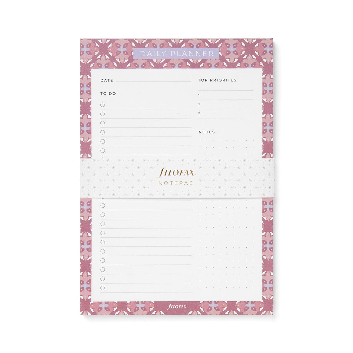 Filofax Notepad Daily Planner With Magnet