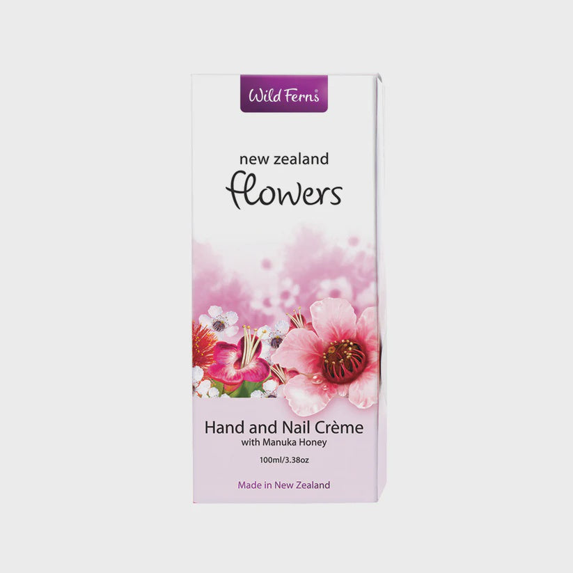 Wild Ferns New Zealand Flowers Hand and Nail Cream 100ml