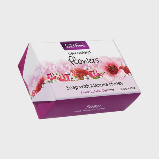 Wild Ferns New Zealand Flowers Soap 125g