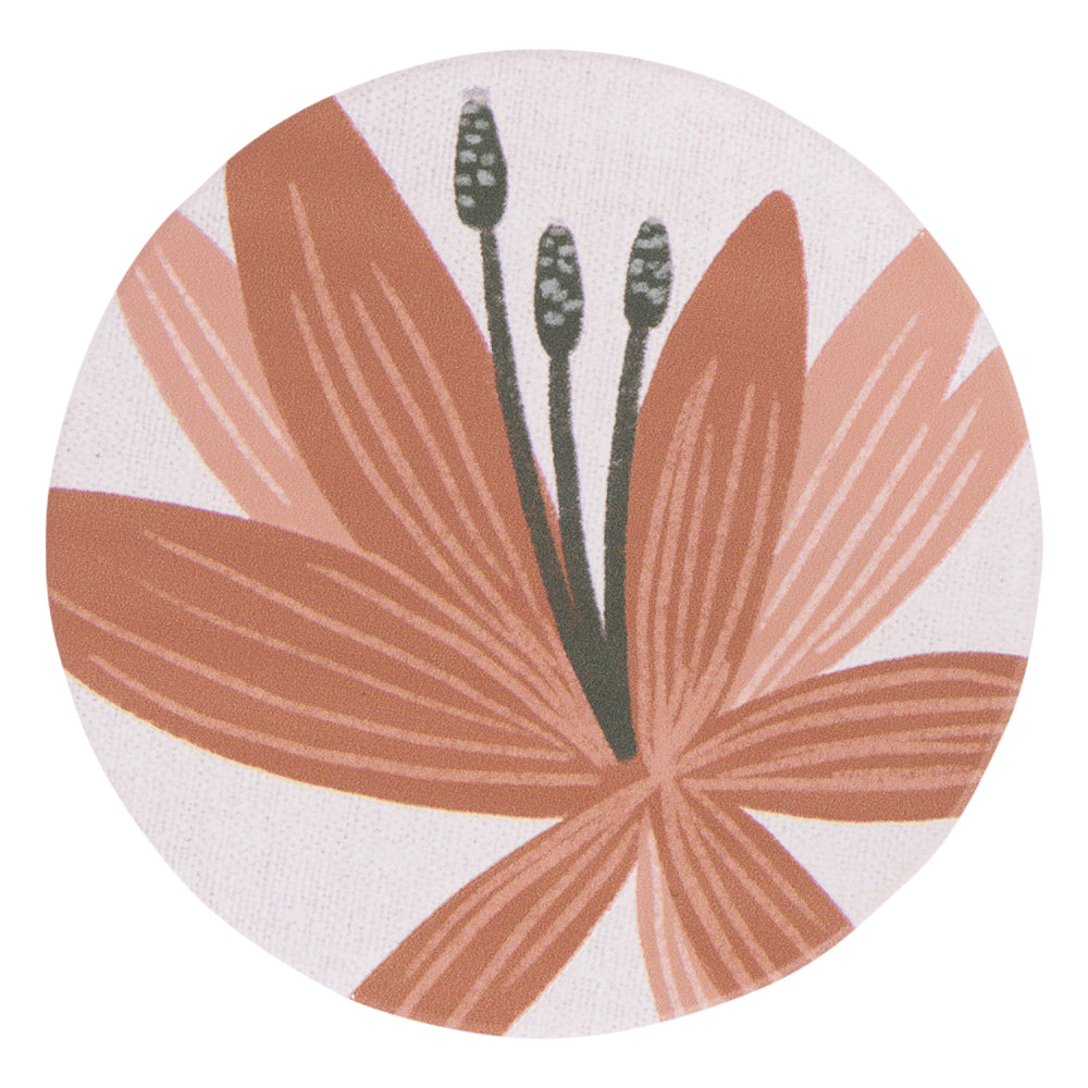 Amber Garden Ceramic Coaster