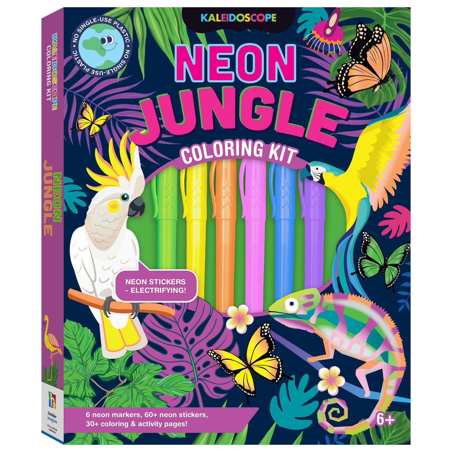Kaleidoscope Colouring Kit Neon Jungle