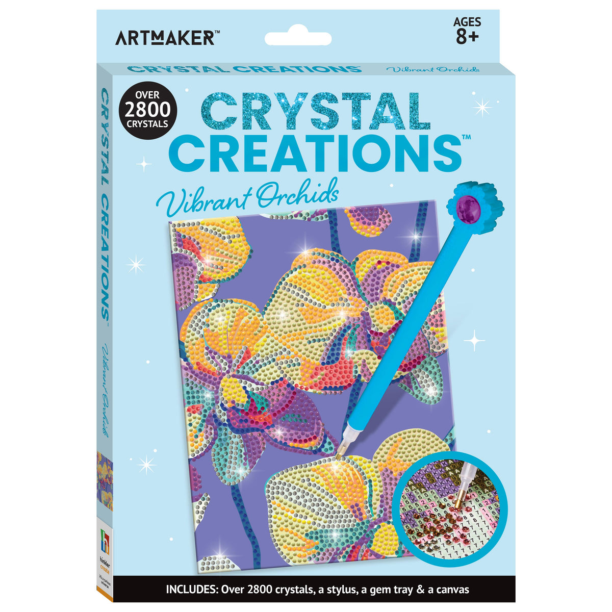 Crystal Creations Vibrant Orchids