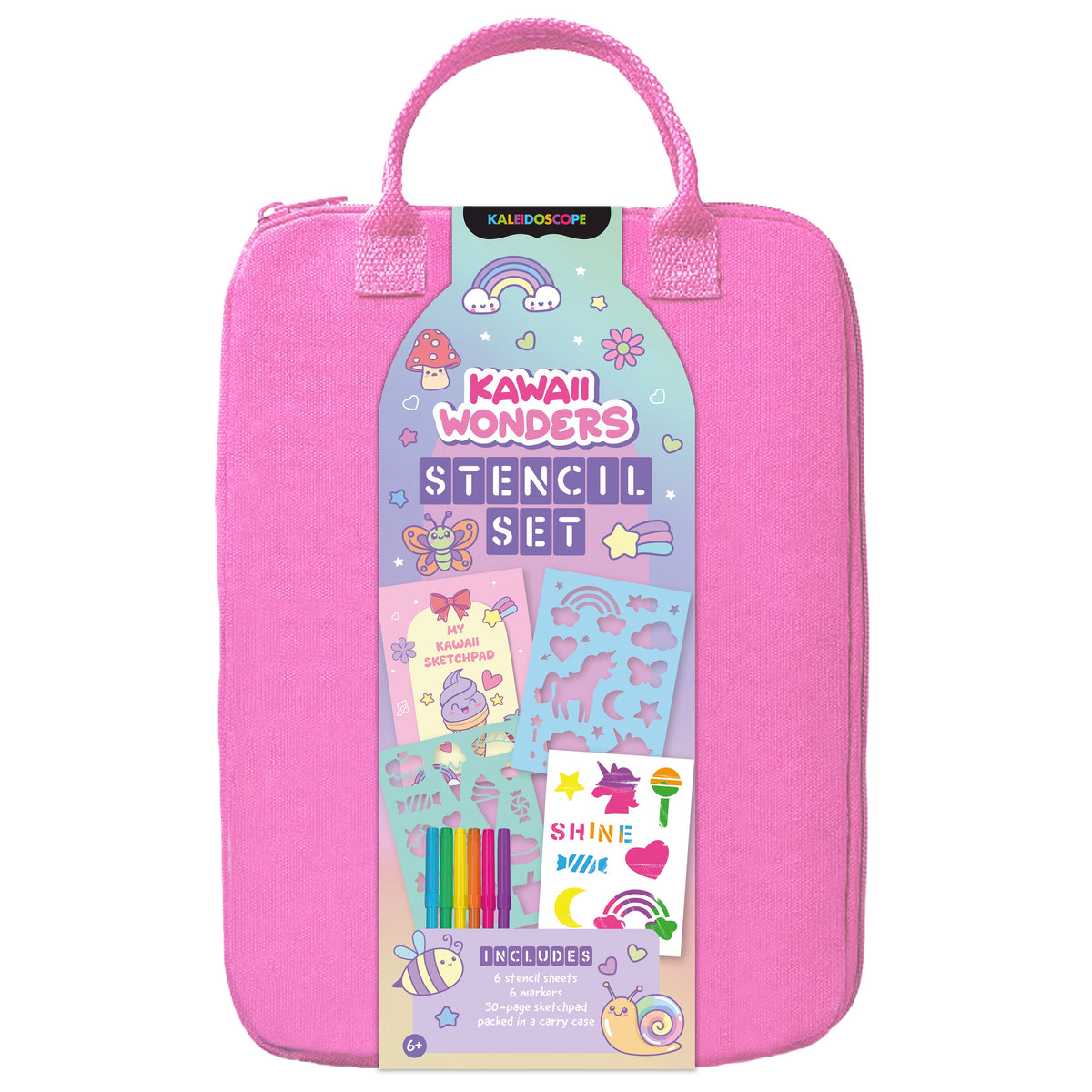 Kaleidoscope Stencil Set: Kawaii Wonders
