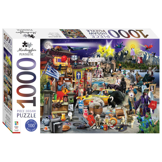 Mindbogglers Puzzle 1000pc Puntastic Movies
