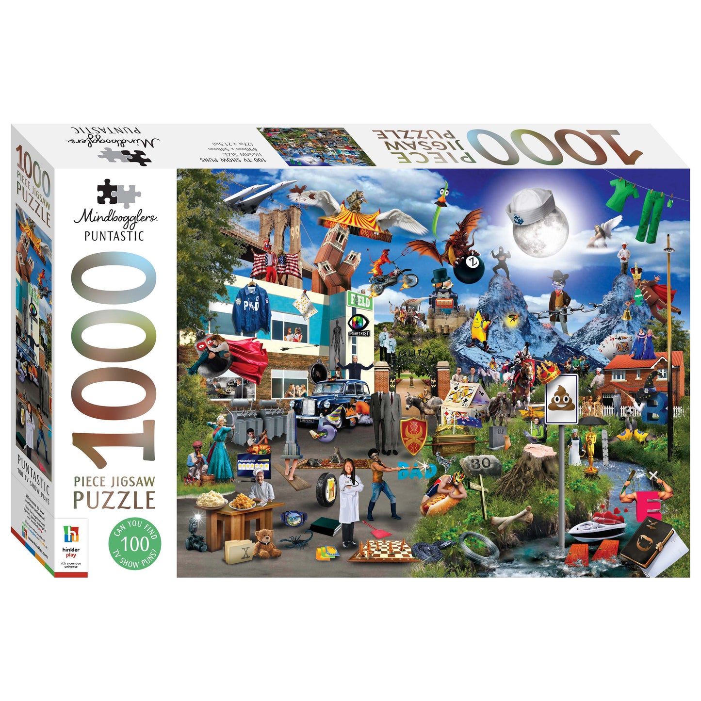 Mindbogglers Puzzle 1000pc Puntastic TV Shows