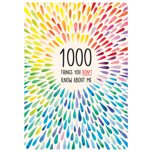 1000 Things You Don't Know About Me Guided Journal