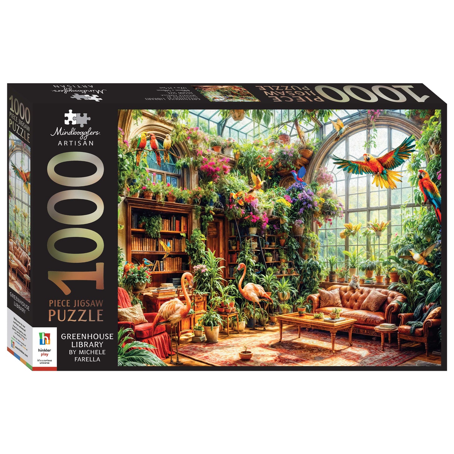 Mindbogglers Puzzle 1000pc Greenhouse Library