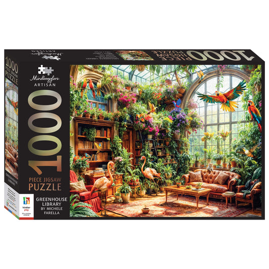 Mindbogglers Puzzle 1000pc Greenhouse Library
