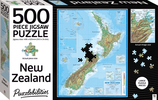 Puzzlebilities New Zealand Map Puzzle