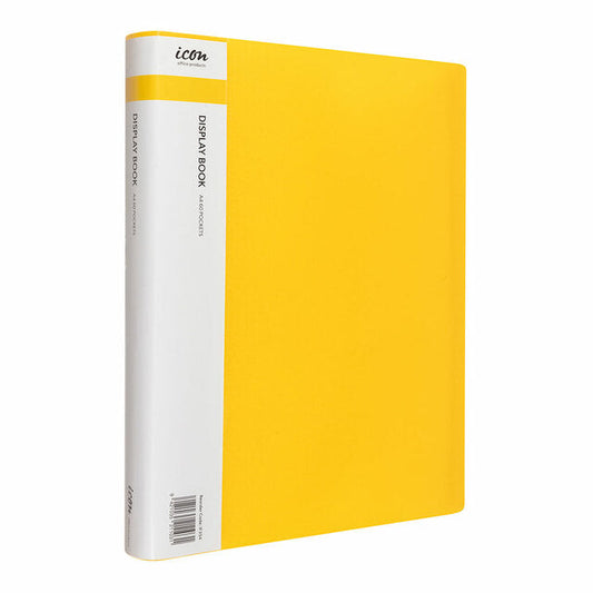 Okin Display Book A4 60 Pckt Yellow