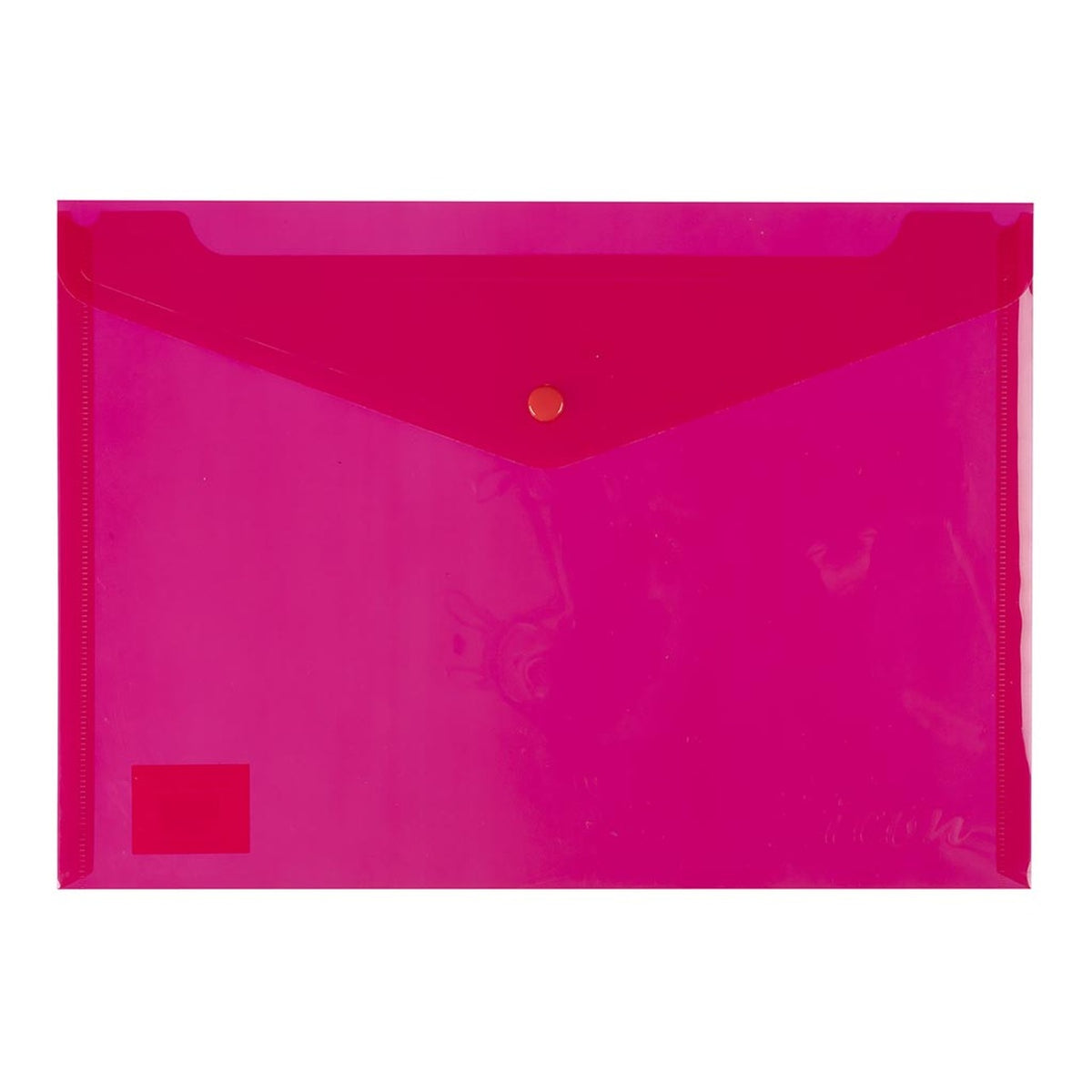 Icon Document Wallet Button A4 Red