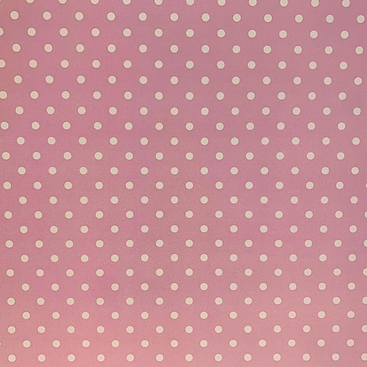 Scrapbook Cardstock- Old Roses Spot-Pink