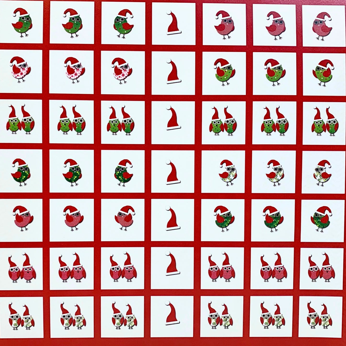 12 X 12 Paper Xmas Punchables#Pv17012