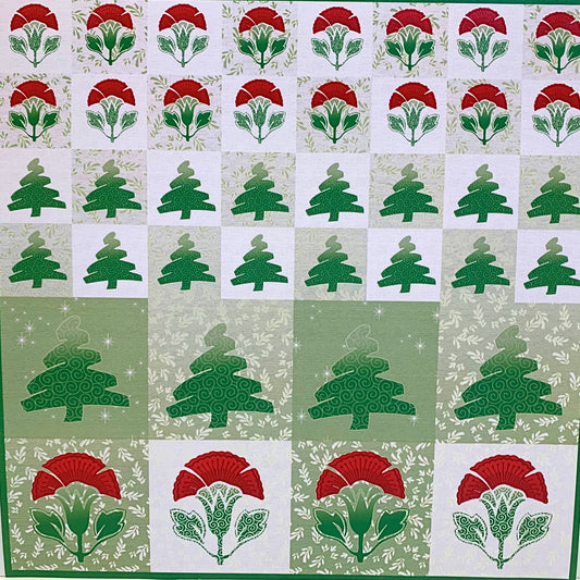 12x12 Paper DS Xmas cutouts green