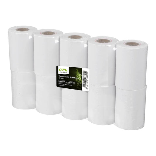 Okin Thermal Rolls 57x40mm Pack Of 10