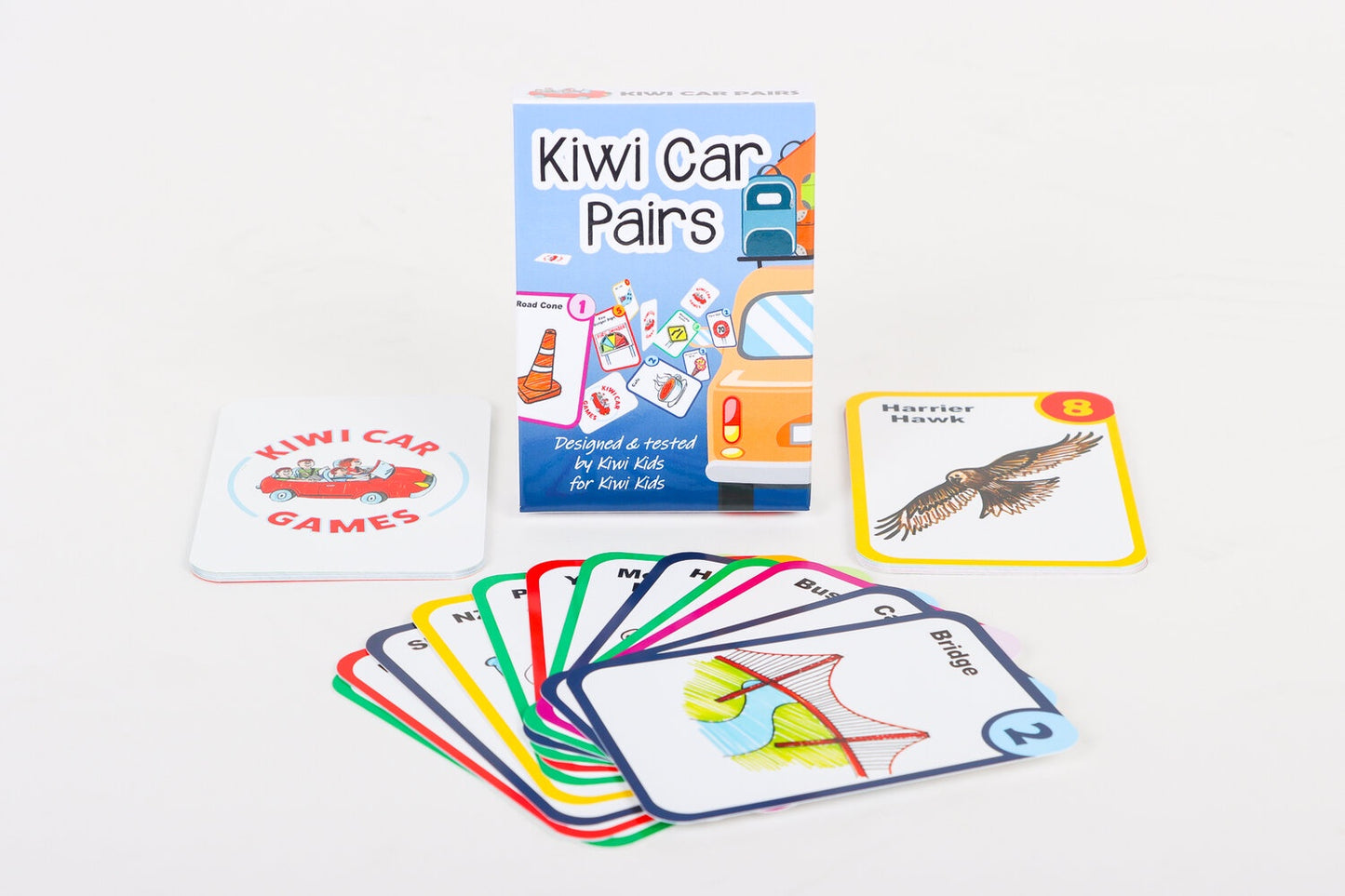 Kiwi Car Pairs Card Game