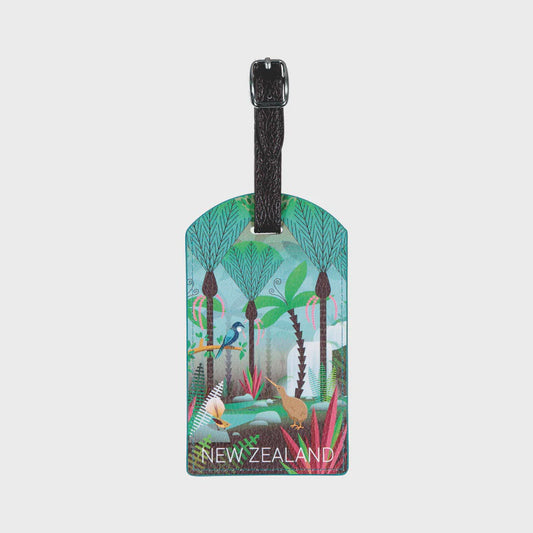 LUGGAGE TAG NZ SCENES AND BUSH