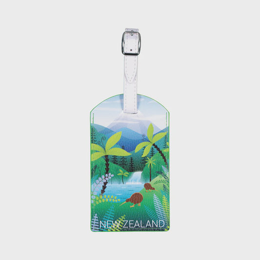 LUGGAGE TAG NZ SCENE KIWI