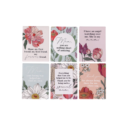 Ceramic Mum Magnet