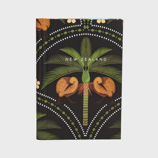 Notebook Kiwi Tropics with Nikau's Black | A5