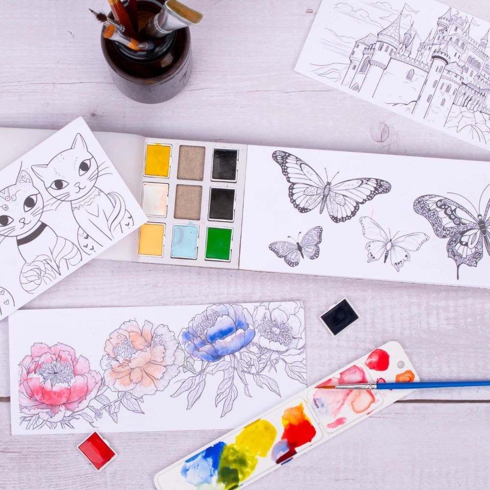 Jasart Watercolour Card Set 260 x 80mm