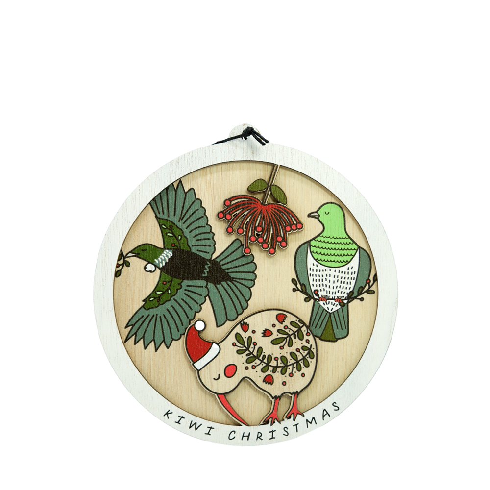 Christmas Decoration Wooden Cut Out  - Moana Rd