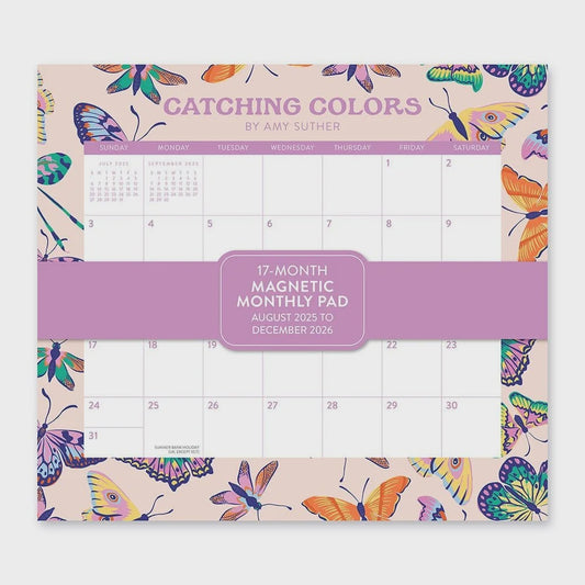 2026 Calendar Magnetic Monthly Pad Catching Colours