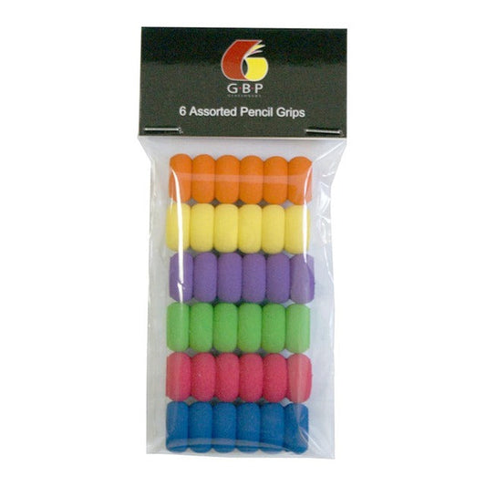 6 Assorted Pencil Grips Packet