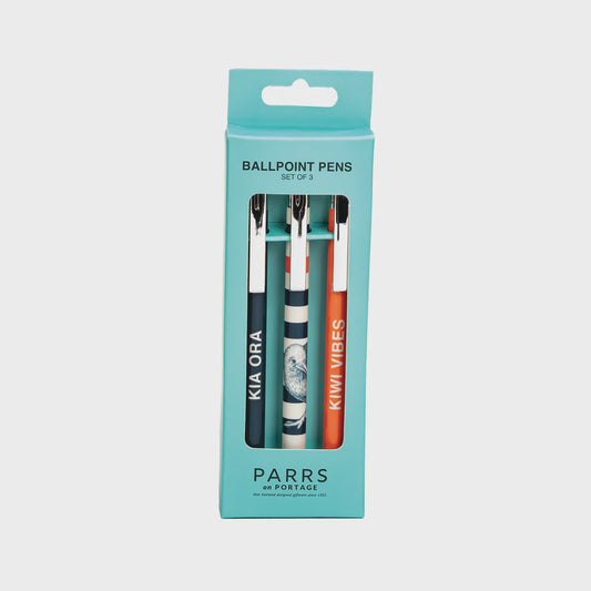 Pens Kiwi Stripe Set of 3