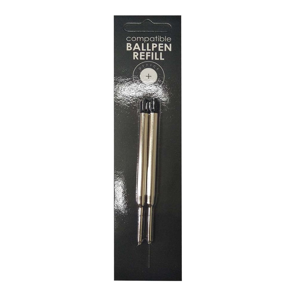 Med Black Pen Refil 2Pk