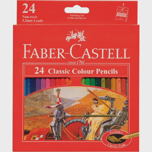 Faber-Castell Classic Colour Pencil 24 Set