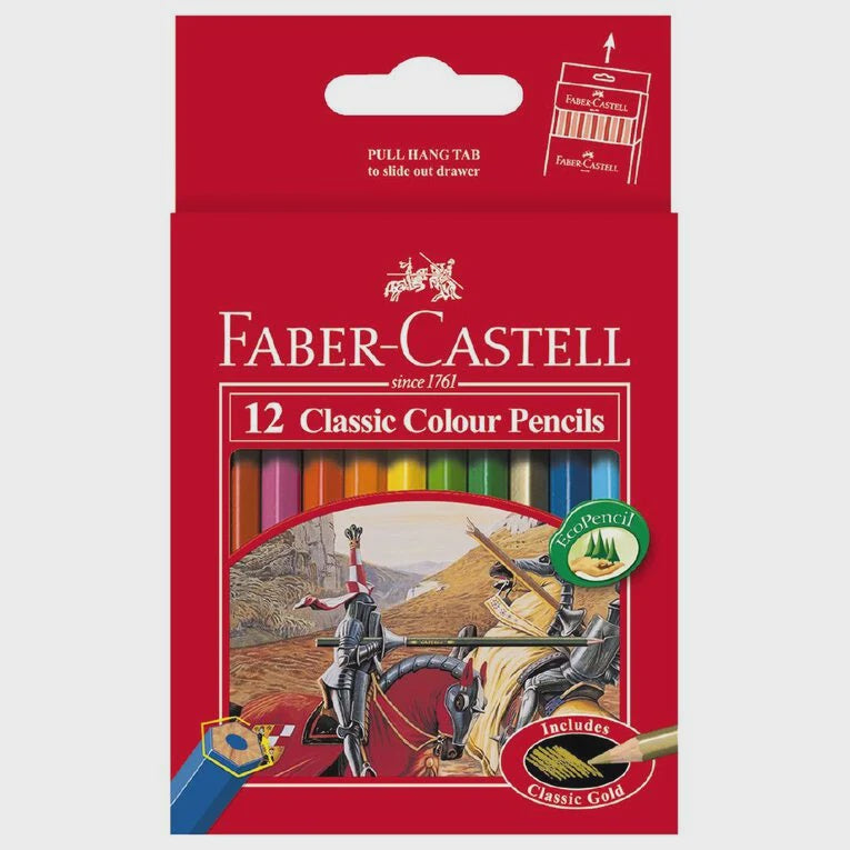 Coloured Pencils Faber Classic Mini 12