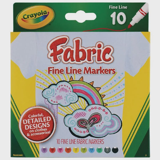 Crayola Fabric Fine Linme Markers