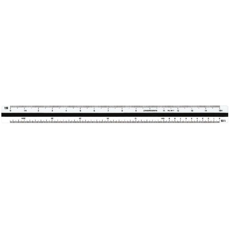 Standardgraph Tri scale Ruler Architect