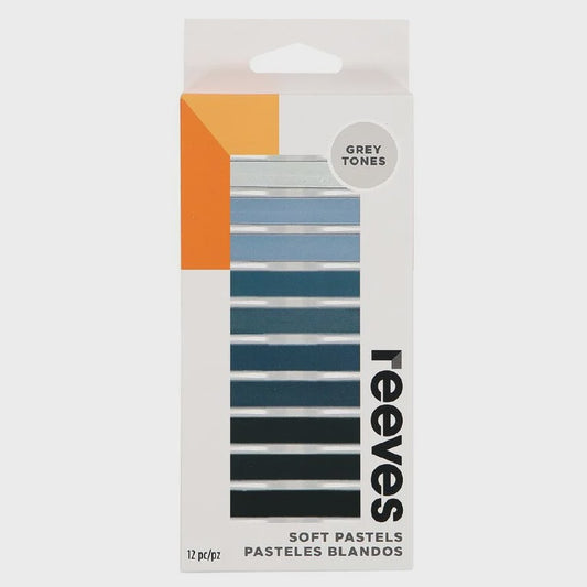 Reeves Soft Pastels Greytones 12Pce