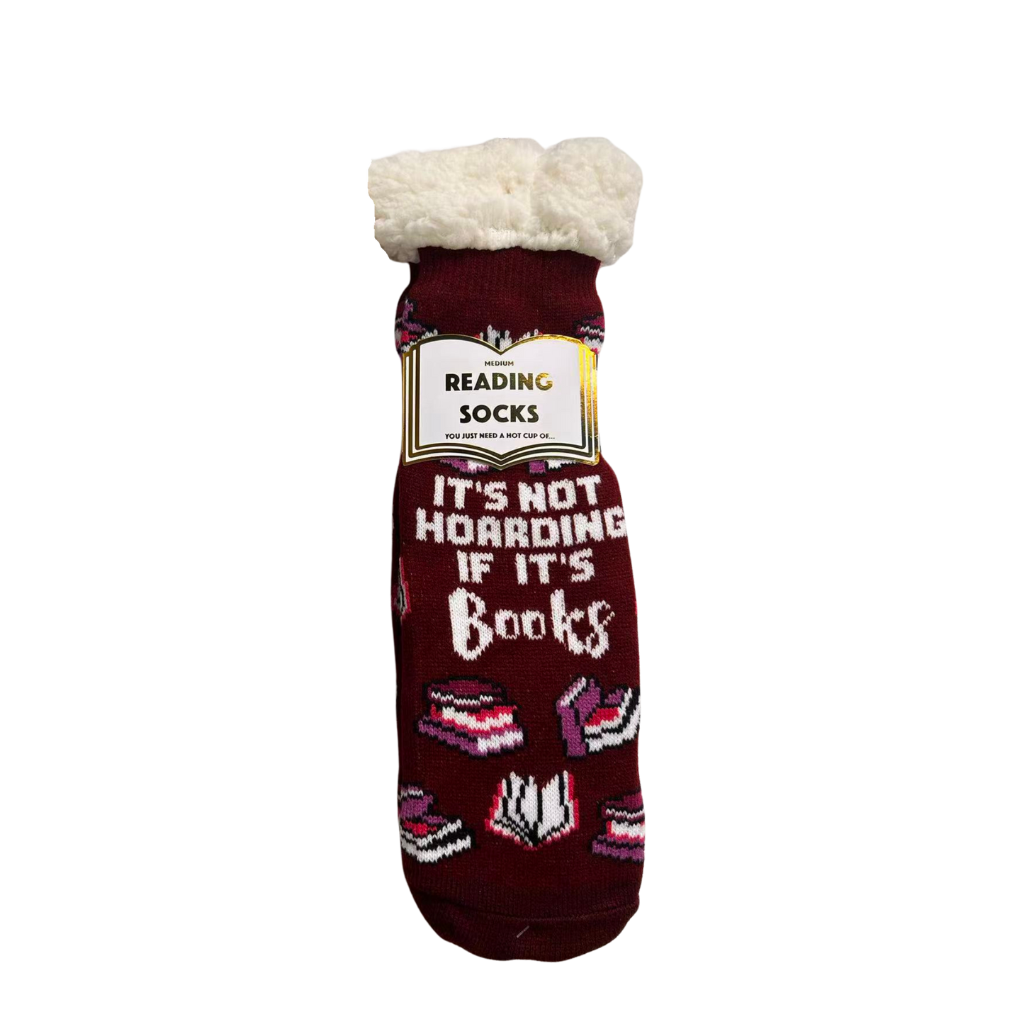 Reading Socks - It's Not Hoarding If It's Books