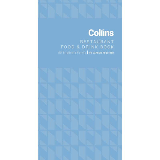 Collins Restaurant Triplicate 50 Lf Book