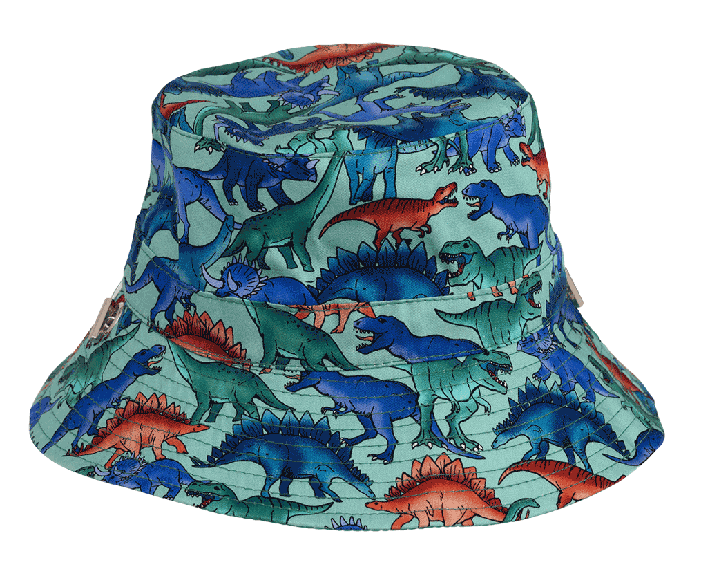 Spencil Reversible Bucket Hat - Dino Stomp S/M