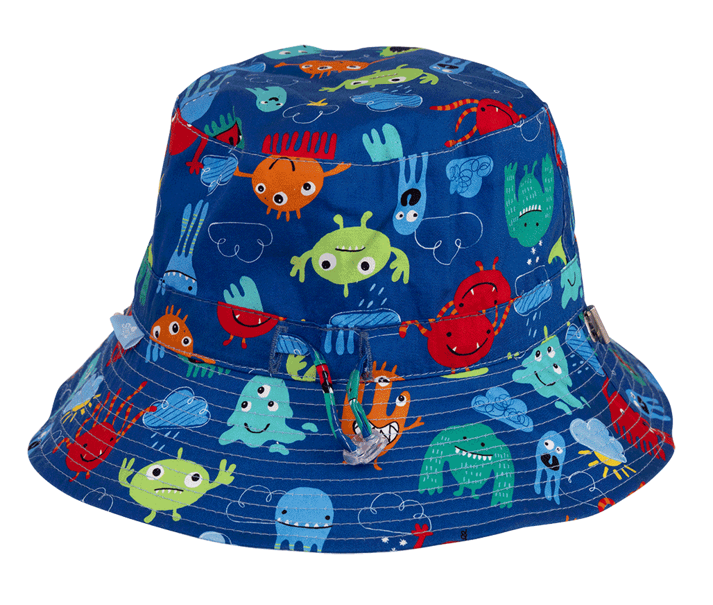 Spencil Reversible Bucket Hat - Litter Monsters S/M